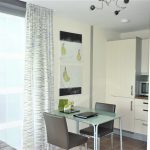 Modern kitchen dining area with decor and furniture