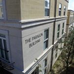 Exterior view of The Paragon Building.
