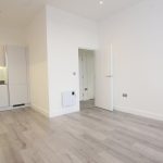 Modern open-plan kitchen and living area