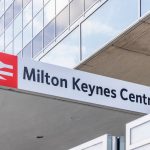 Milton Keynes Central station sign