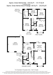 Detailed floor plan of a two-storey house.