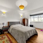 Cosy bedroom with double bed and natural light