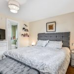 Cosy bedroom with double bed and TV