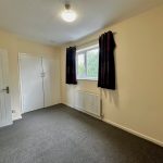 Empty room with carpet and window.