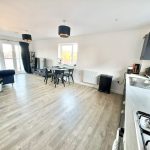 Modern open-plan kitchen and living area