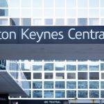 Milton Keynes Central station sign