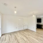Spacious open-plan kitchen and living area