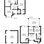 Floor plan showing first and ground floors with rooms.